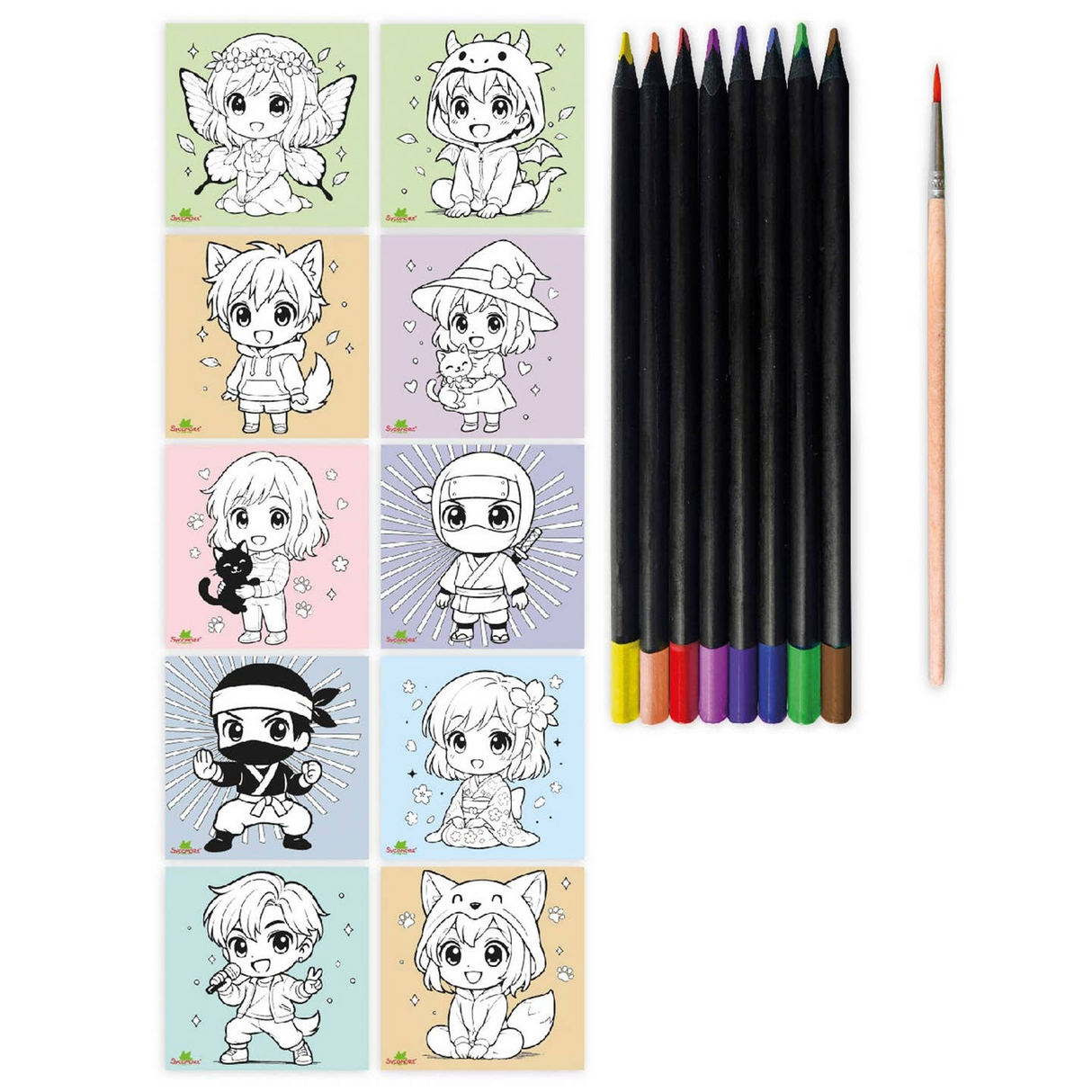 Artissimo -S Manga Workshop Watercolor Pencils Chibi - 10y+