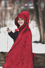 Little Red Riding Hood Cape, Size 5-6