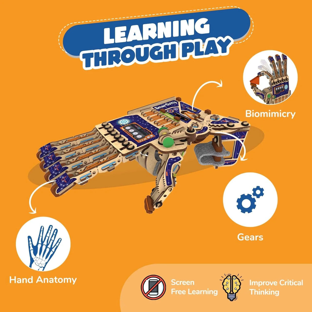 Smartivity Mechanical Hand Building Kit