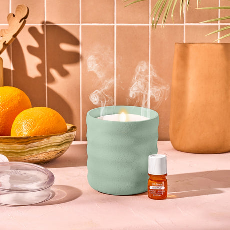 Lifelines Flameless Candle Diffuser Bubble Green