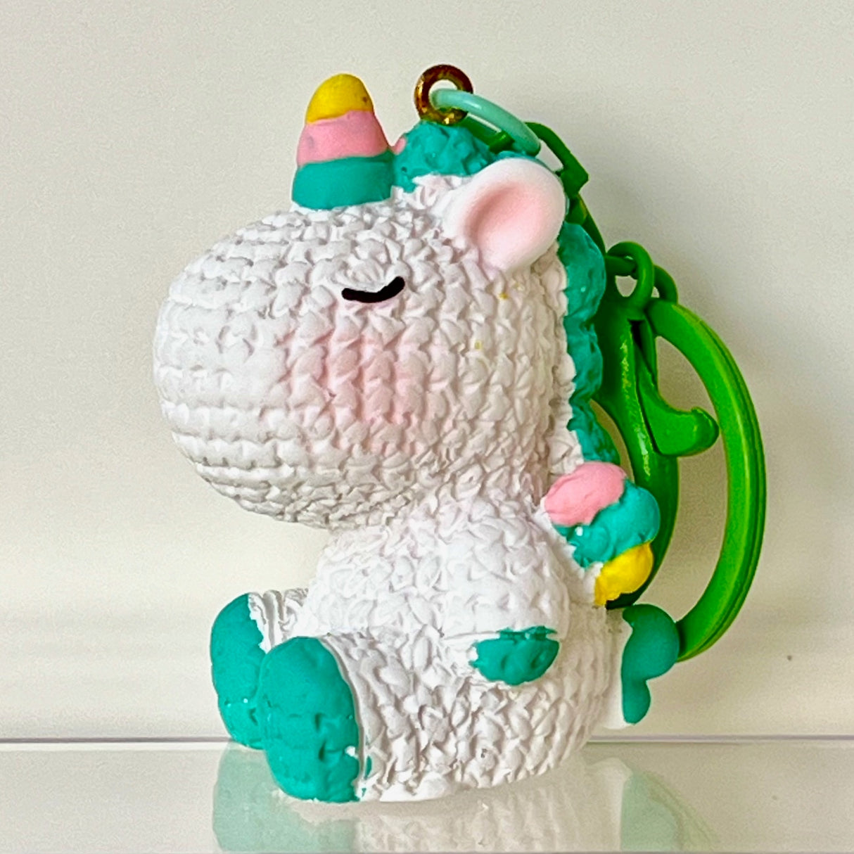 BC Mini Knitted Unicorn Key Charm