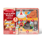 Happy Hens Push to Pop Puzzle