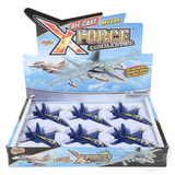 Die-Cast Pull Back F-18 Blue Angel 6.5"