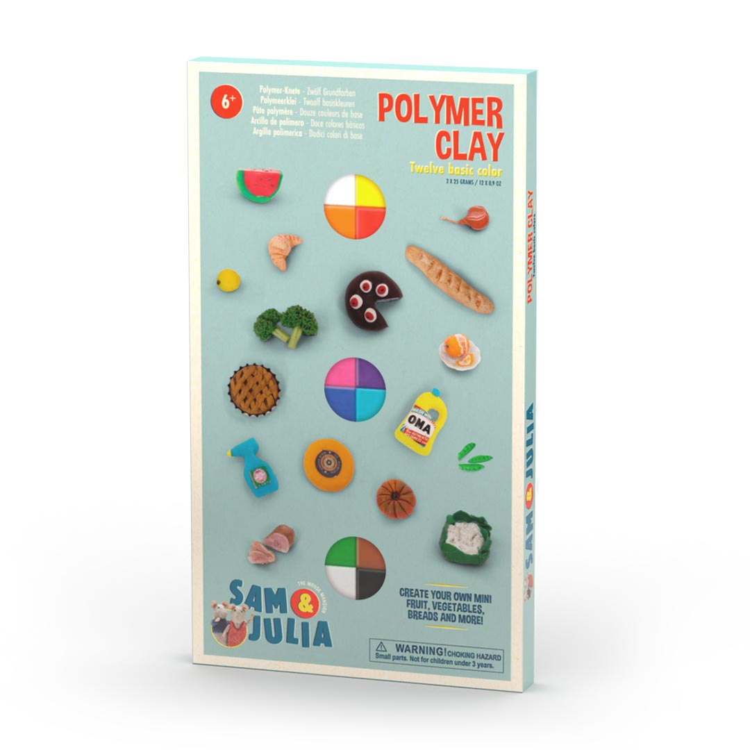 Sam & Julia Polymer Clay (12 colors)