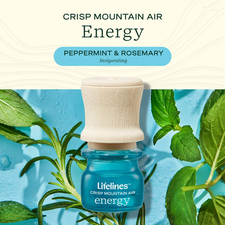 Lifelines Grounding Stone & Oil Set - Peppermint & Rosemary