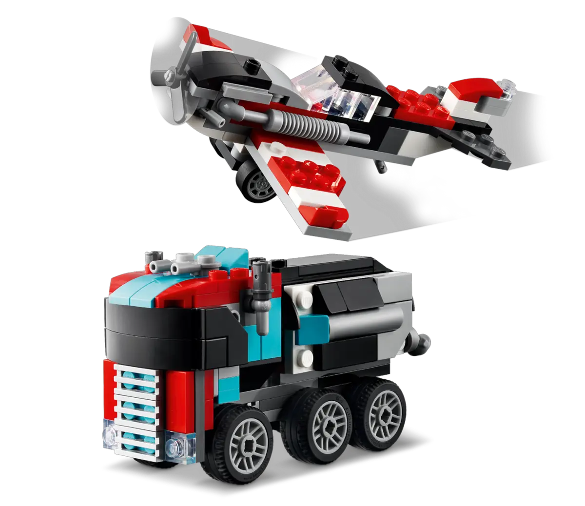 LEGO Creator 31146 Flatbed Truck with Helicopter