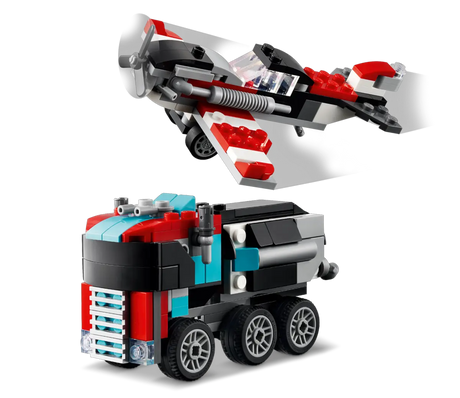 LEGO Creator 31146 Flatbed Truck with Helicopter