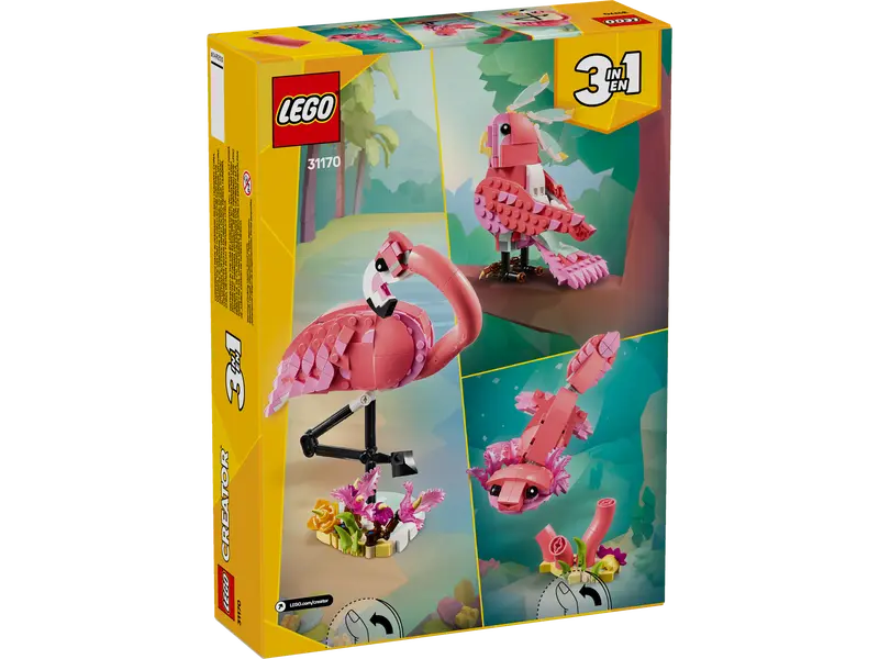 LEGO Creator 31170 Wild Animal: Pink Flamingo