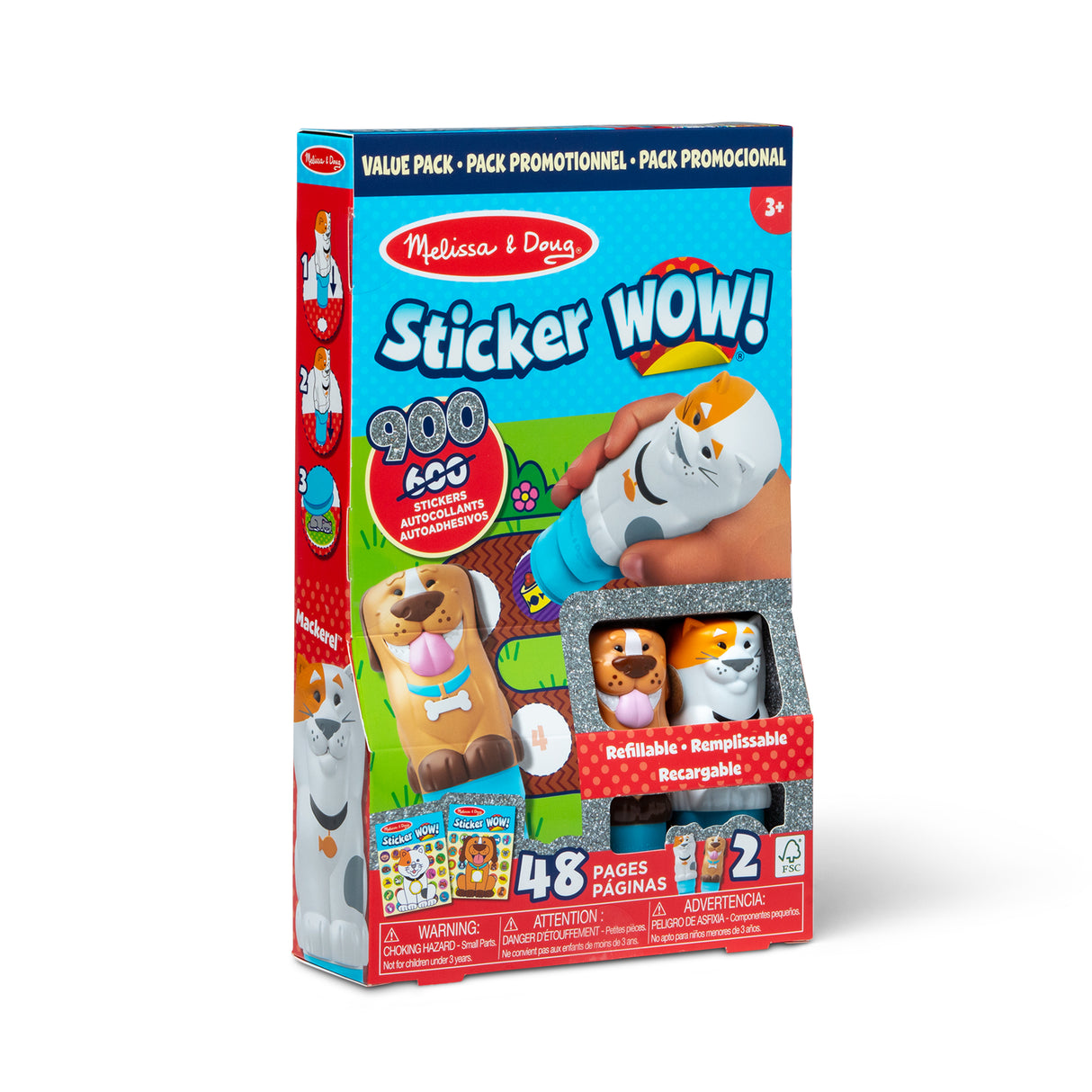 Sticker WOW! Sticker Stamper & Activity Pad - Pets Value Pack