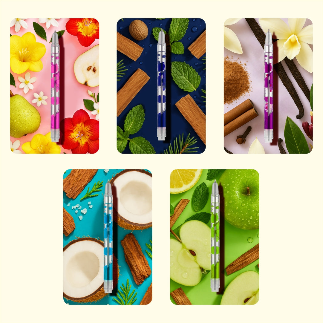 Lifelines Scented Lava Pen Set 5 Pack Brights