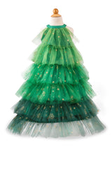 Christmas Tree Dress with Headpiece Size 5-6