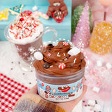 Hot Cocoa Kisses Butter Kawaii Slime