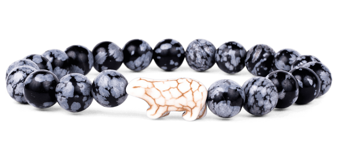 Fahlo Bracelet Polar Bear Papillae Stone
