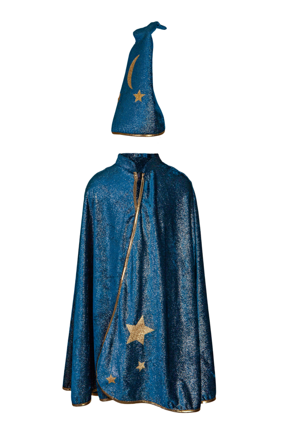 Starry Night Wizard Cape & Hat 5-6