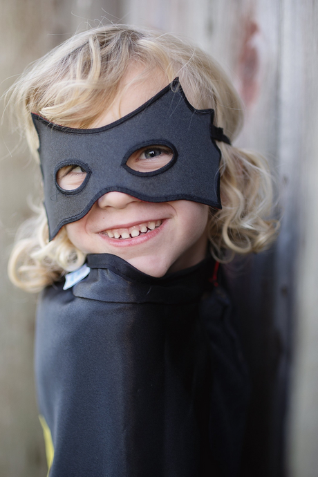 Reversible Spider/Bat Cape & Mask, Size 3-4