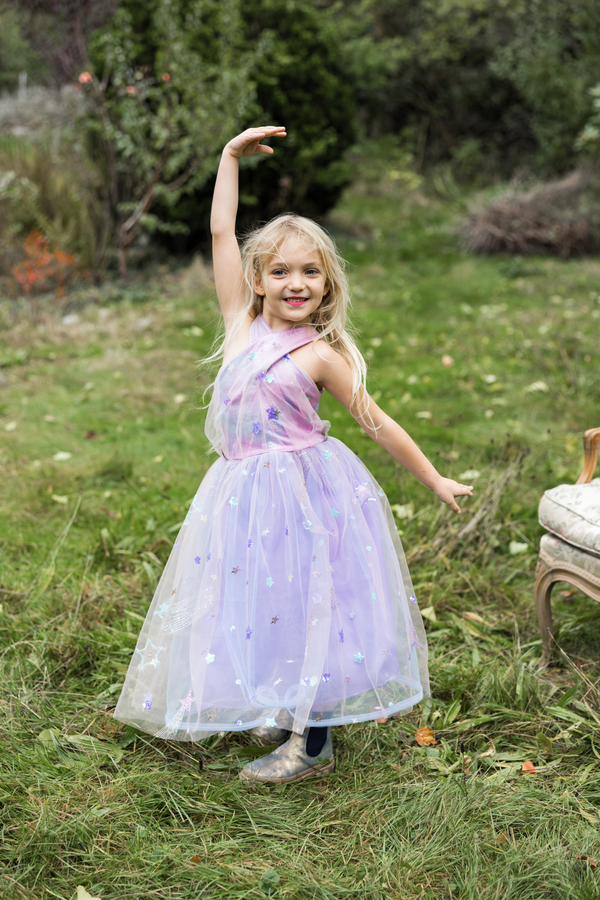 Ombre Eras Dress Lilac/Blue - Size 5/6