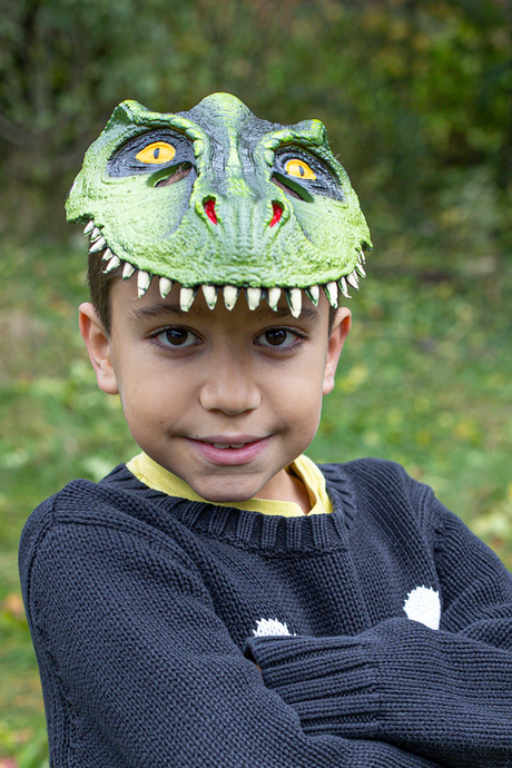 T-Rex Dino Mask Green