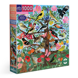 French Medieval Songbirds 1000 Piece Square Puzzle