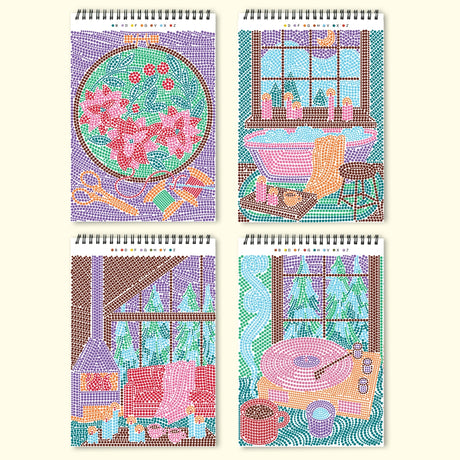 Lifelines Flowart-Dot By Letter - Snowed In Winter