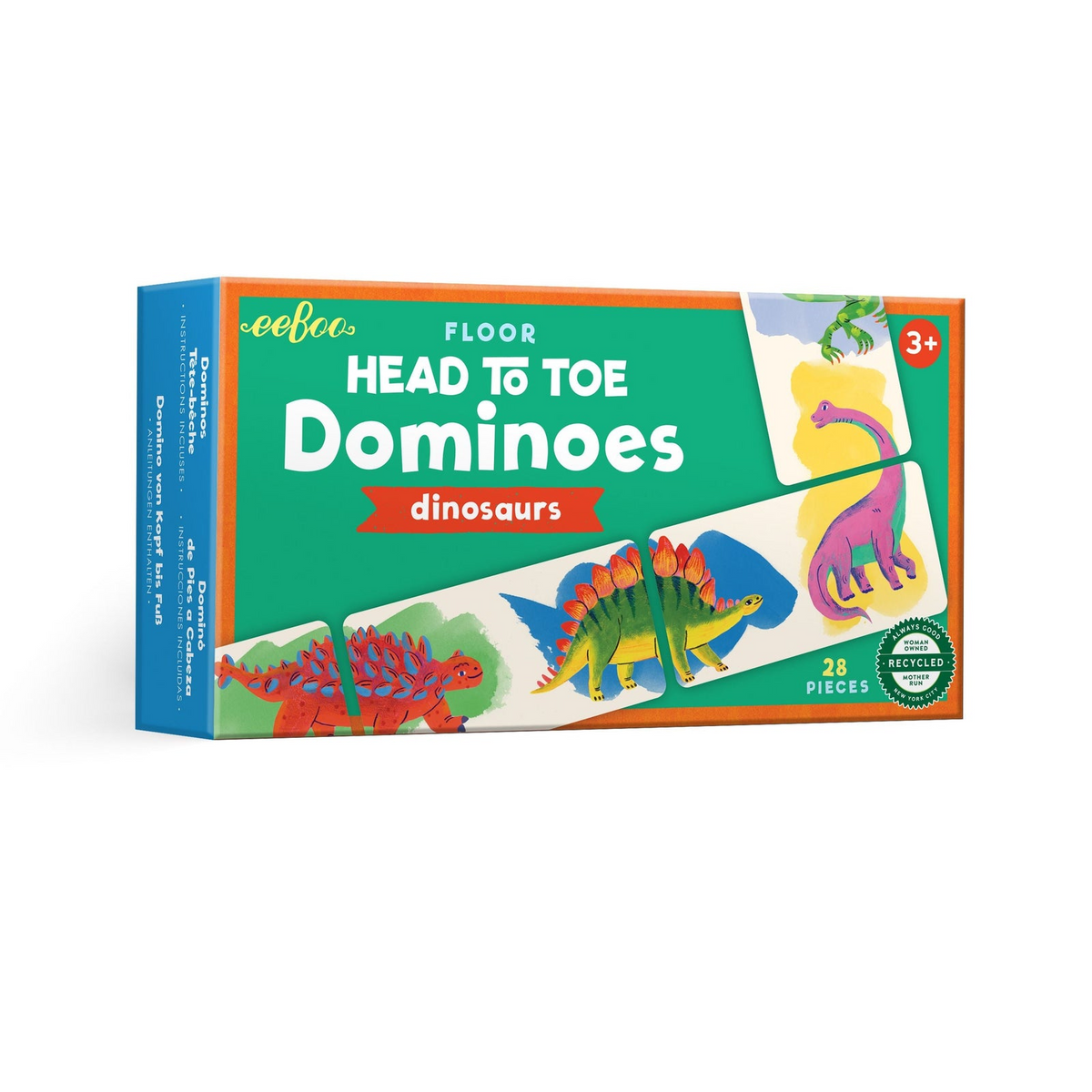 Dinosaur Head to Toe Dominoes