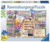 The Artist's Palette 500 Piece Large Format Jigsaw Puzzle