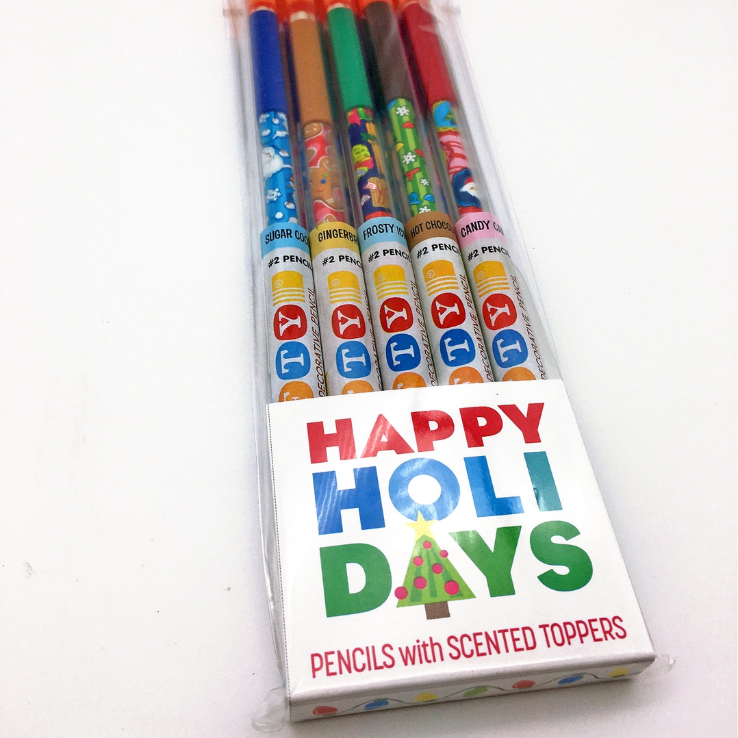 Holiday Scented Pencils and Toppers Set