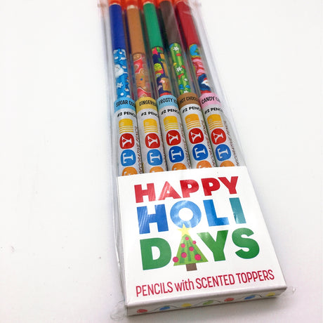 Holiday Scented Pencils and Toppers Set