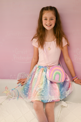 Enchanted Unicorn Skirt & Wand Set Size 4-6