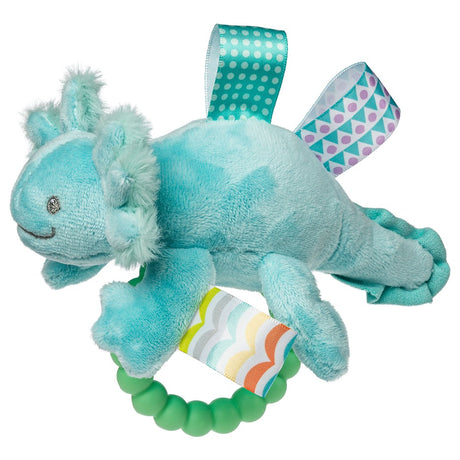 Taggies Fizzy Axolotl Teether Rattle - Aqua
