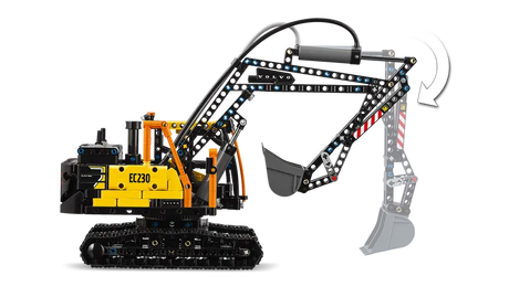LEGO Technic 42175 Volvo FMX Truck & EC230 Electric Excavator