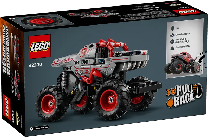 LEGO Technic 42200 Monster Jam ThunderROARus Pull-Back