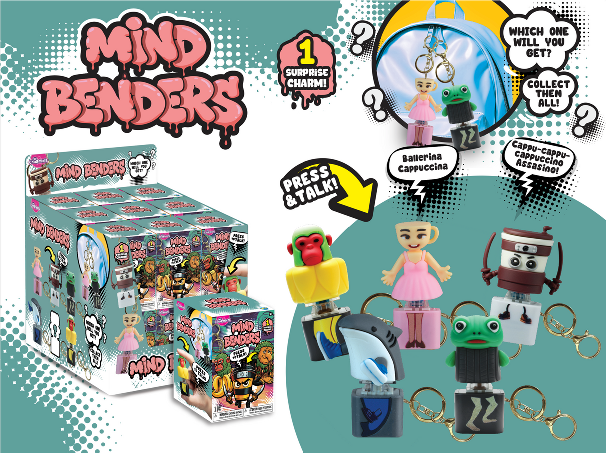 Mind Benders Clicker Figures