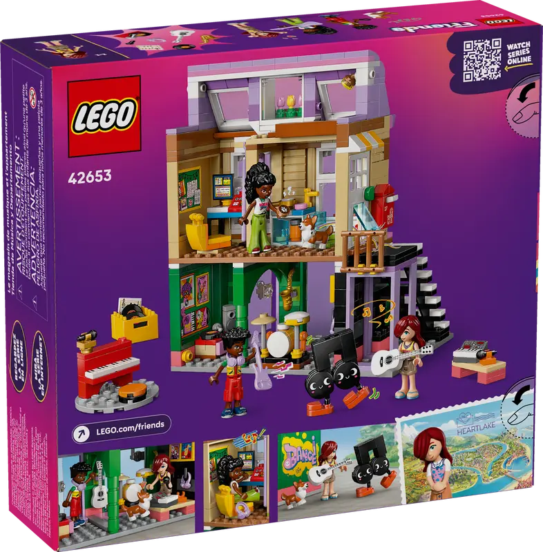 LEGO Friends 42653 Music Store & Apartment