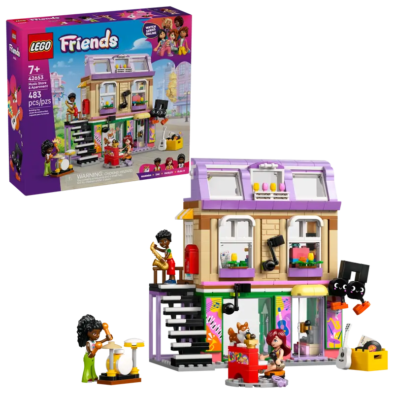 LEGO Friends 42653 Music Store & Apartment