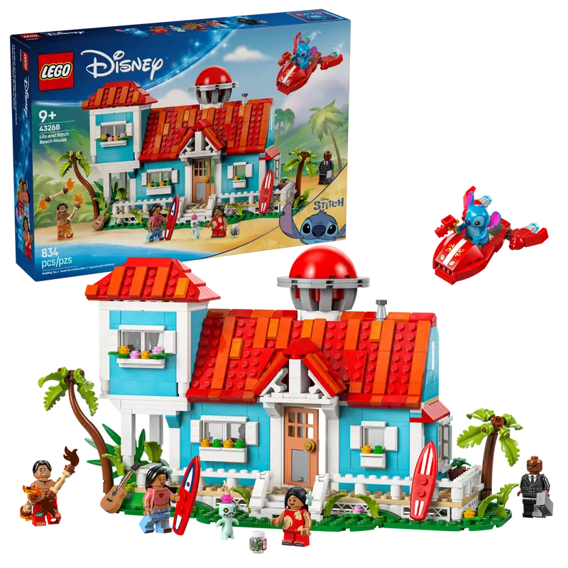 LEGO Disney 43268 Lilo and Stitch Beach House