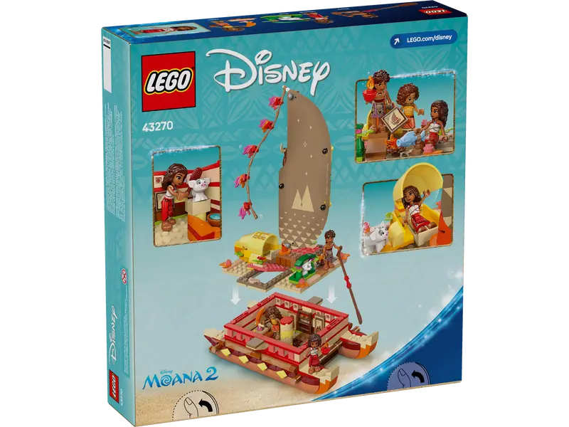 LEGO Disney 43270 Moanas Adventure Canoe