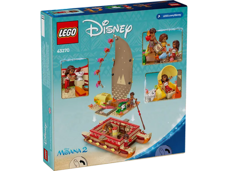 LEGO Disney 43270 Moanas Adventure Canoe