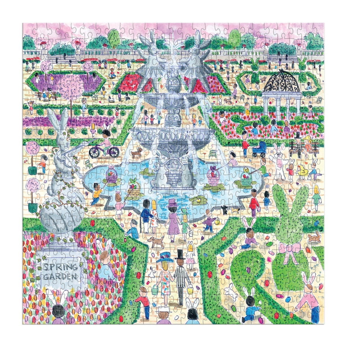 Michael Storrings Spring Egg Hunt 500 Piece Puzzle