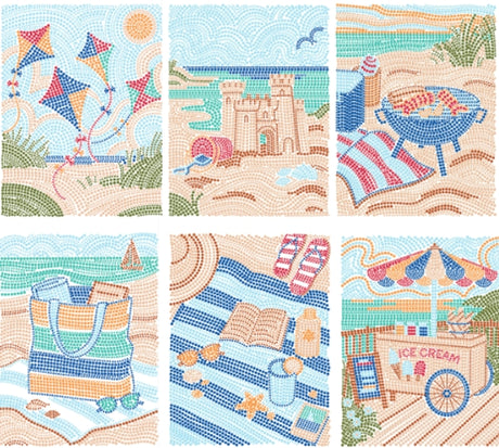 Lifelines FlowArt Dot-By-Letter, Day at the Beach