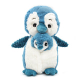 Les Ptipotos: Penguin Mom and Baby - Blue