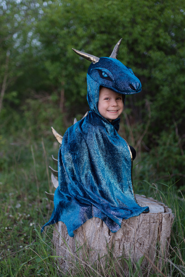 Starry Night Dragon Teal/Gold, Size 5-6