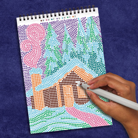 Lifelines Flowart-Dot By Letter - Snowed In Winter
