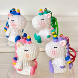 BC Mini Knitted Unicorn Key Charm