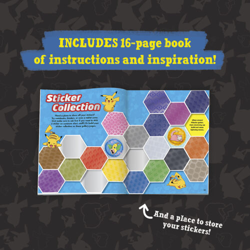Klutz Pokemon Color-In 3D Puffy Stickers