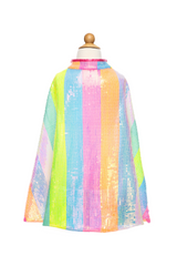 Stripy Sequins Cape 4/6