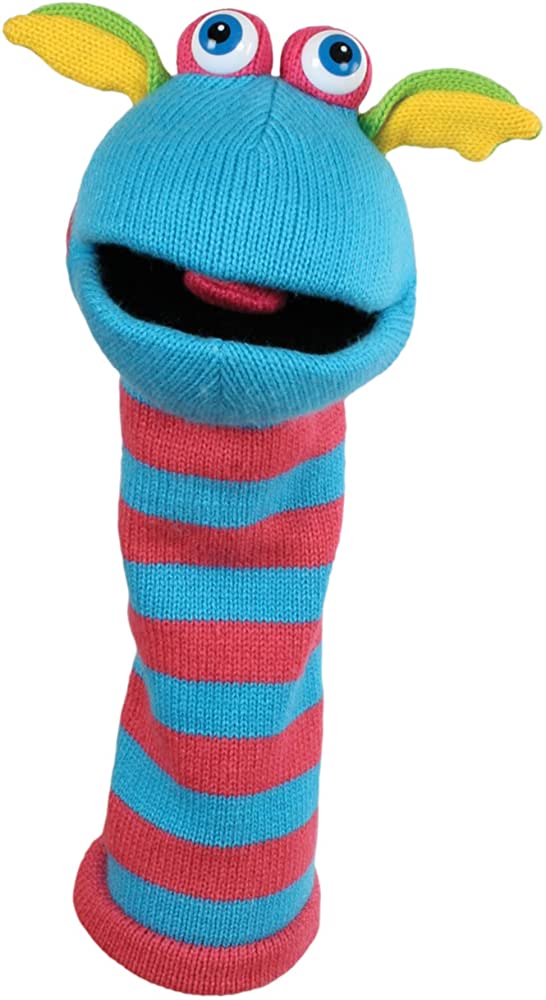 Knitted Puppet: Scorch