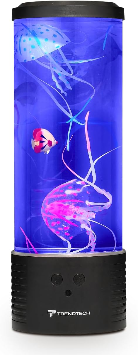 Jellyfish Lamp w/ Bluetooth Speaker Black 14"