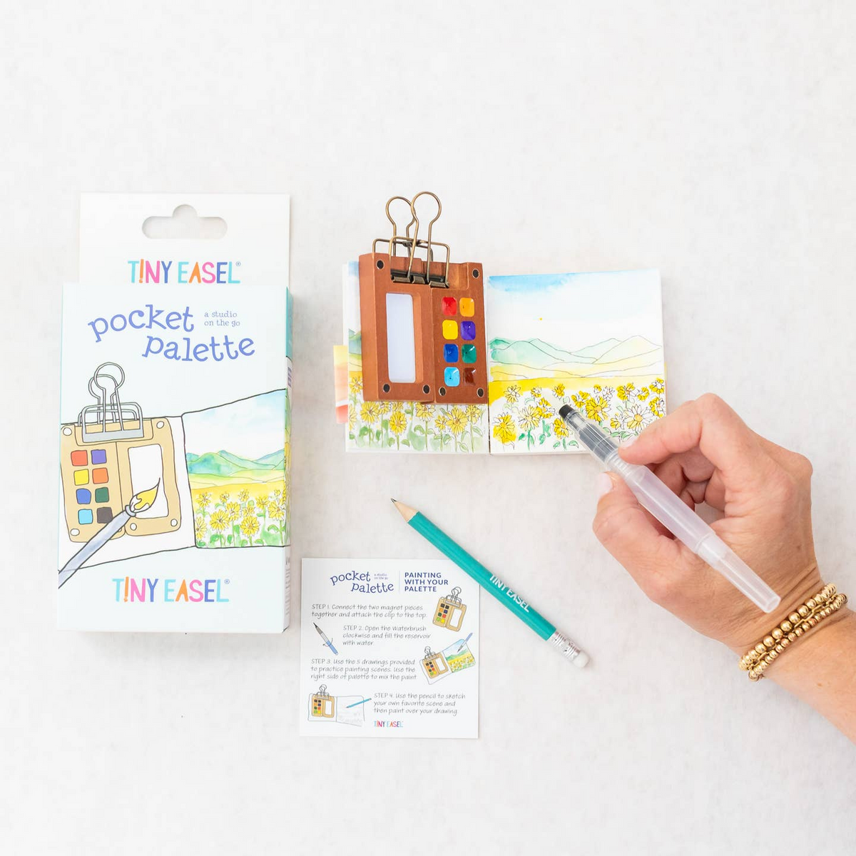 Tiny Easel Pocket Palette A Studio on the Go