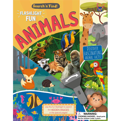 Search & Find Animals Flashlight Book