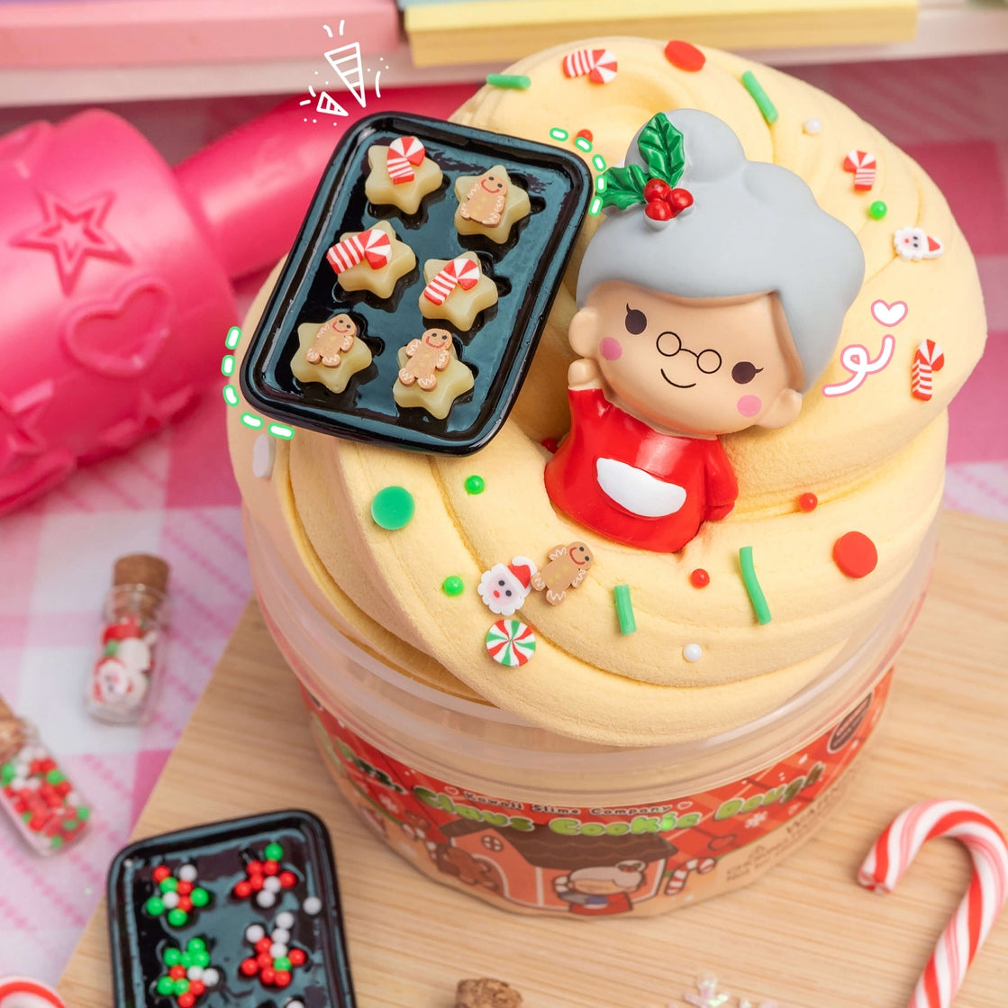 Mrs. Claus' Cookie Dough Clay-Dough Kawaii Slime
